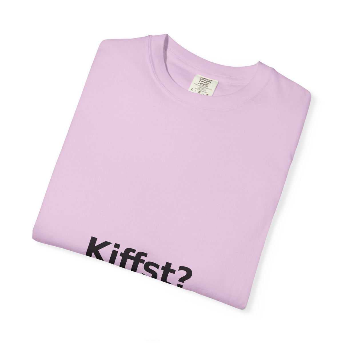 Kiffst Garment-Dyed Tee, Light Center Print