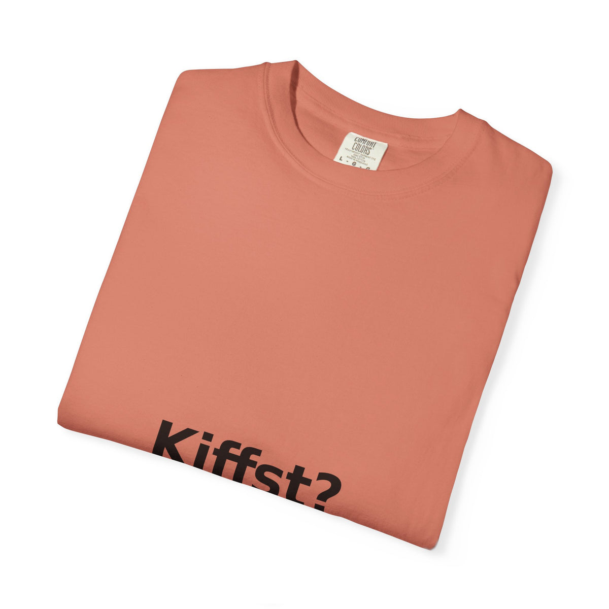 Kiffst Garment-Dyed Tee, Light Center Print