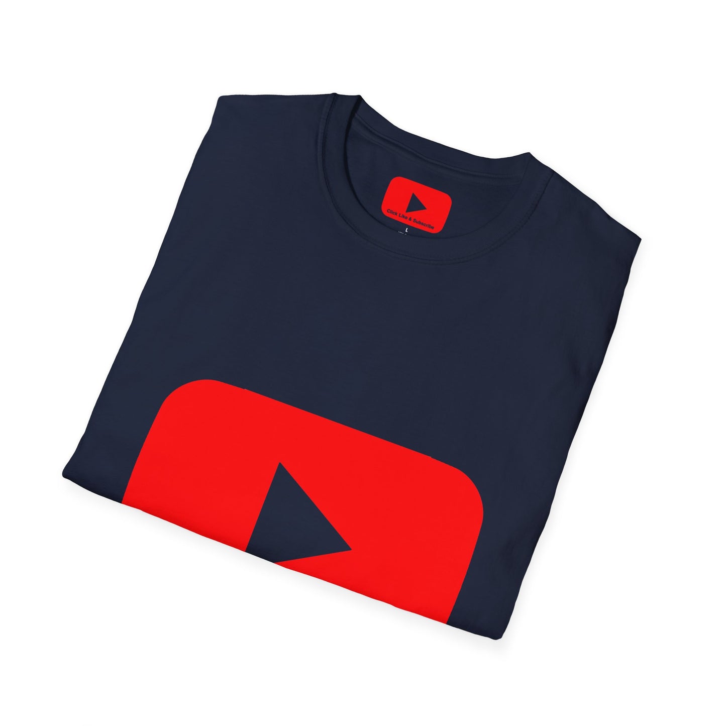 Red Button - Click Like and Subscribe - Unisex T-Shirt