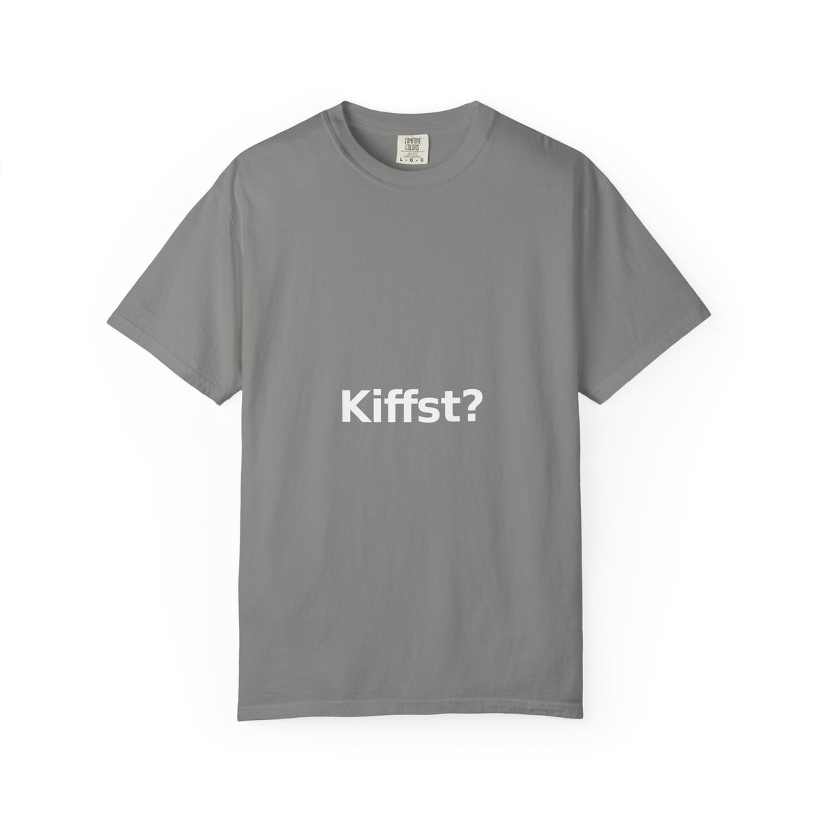 Kiffst Garment-Dyed Tee, Dark Center Print
