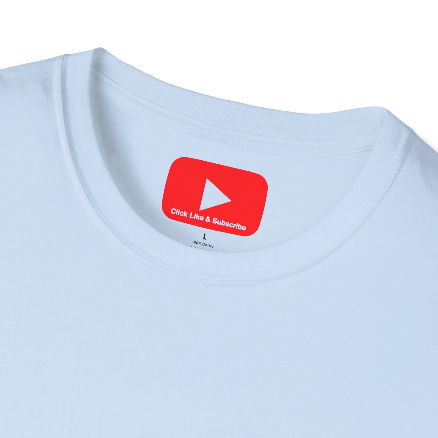 Click Like and Subscribe 8-Bit - Unisex T-Shirt