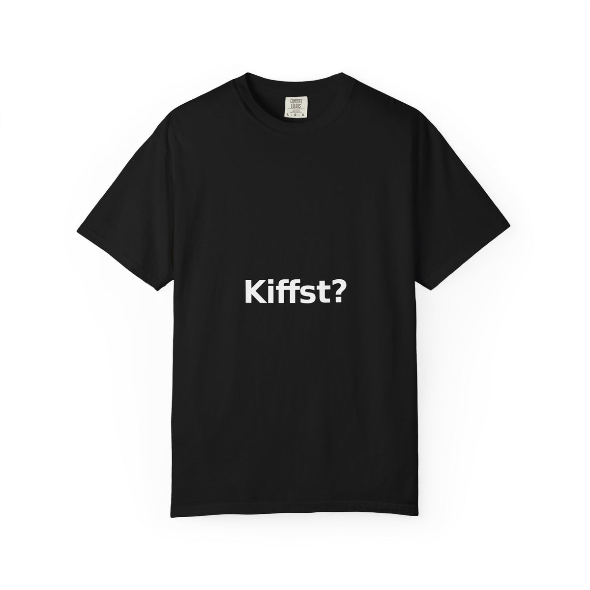 Kiffst Garment-Dyed Tee, Dark Center Print