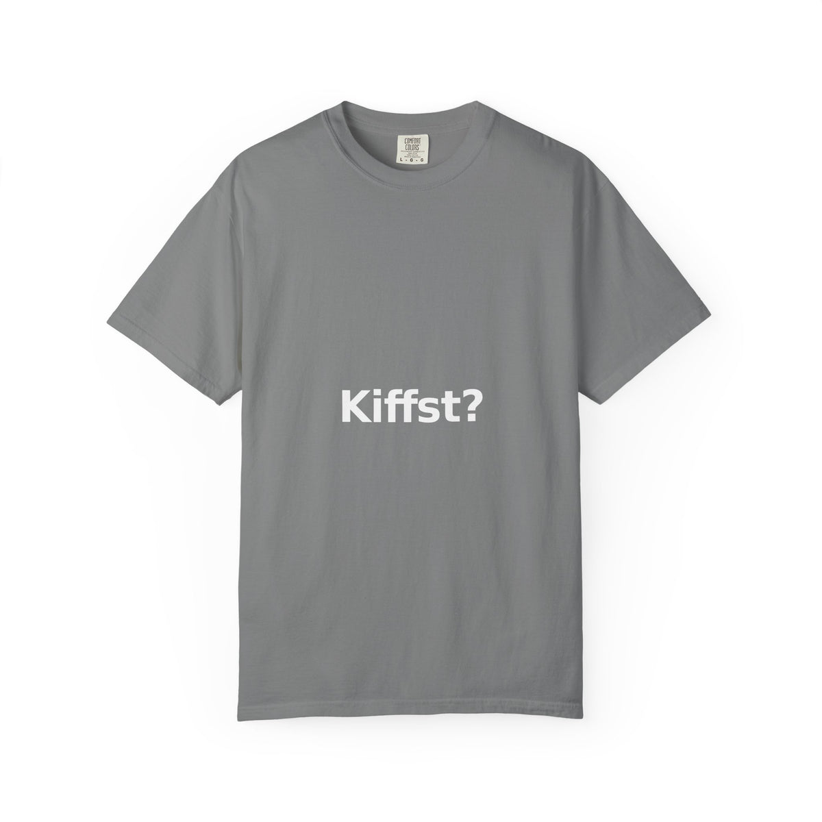 Kiffst Garment-Dyed Tee, Dark Center Print