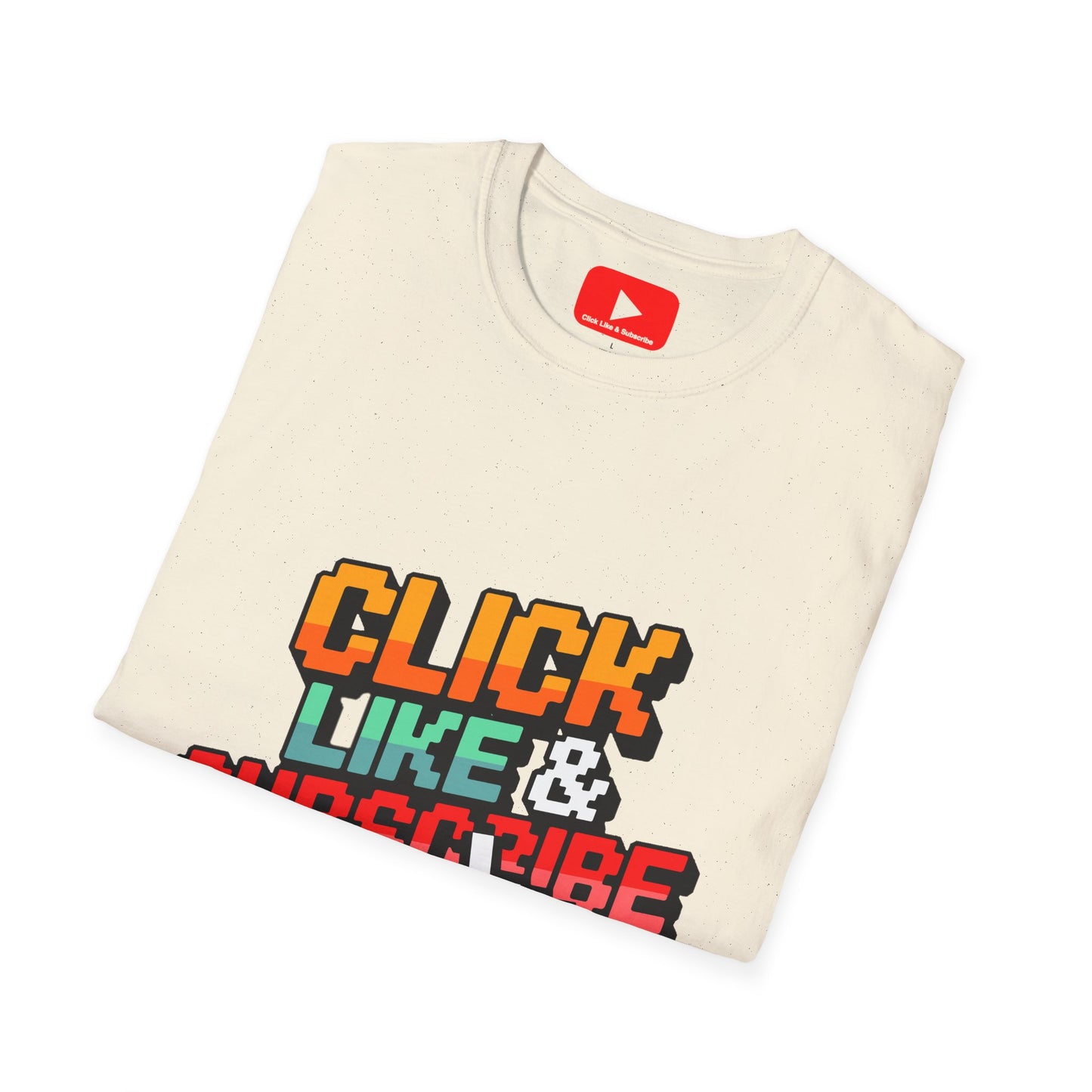 8-Bit - Click Like and Subscribe - Unisex T-Shirt