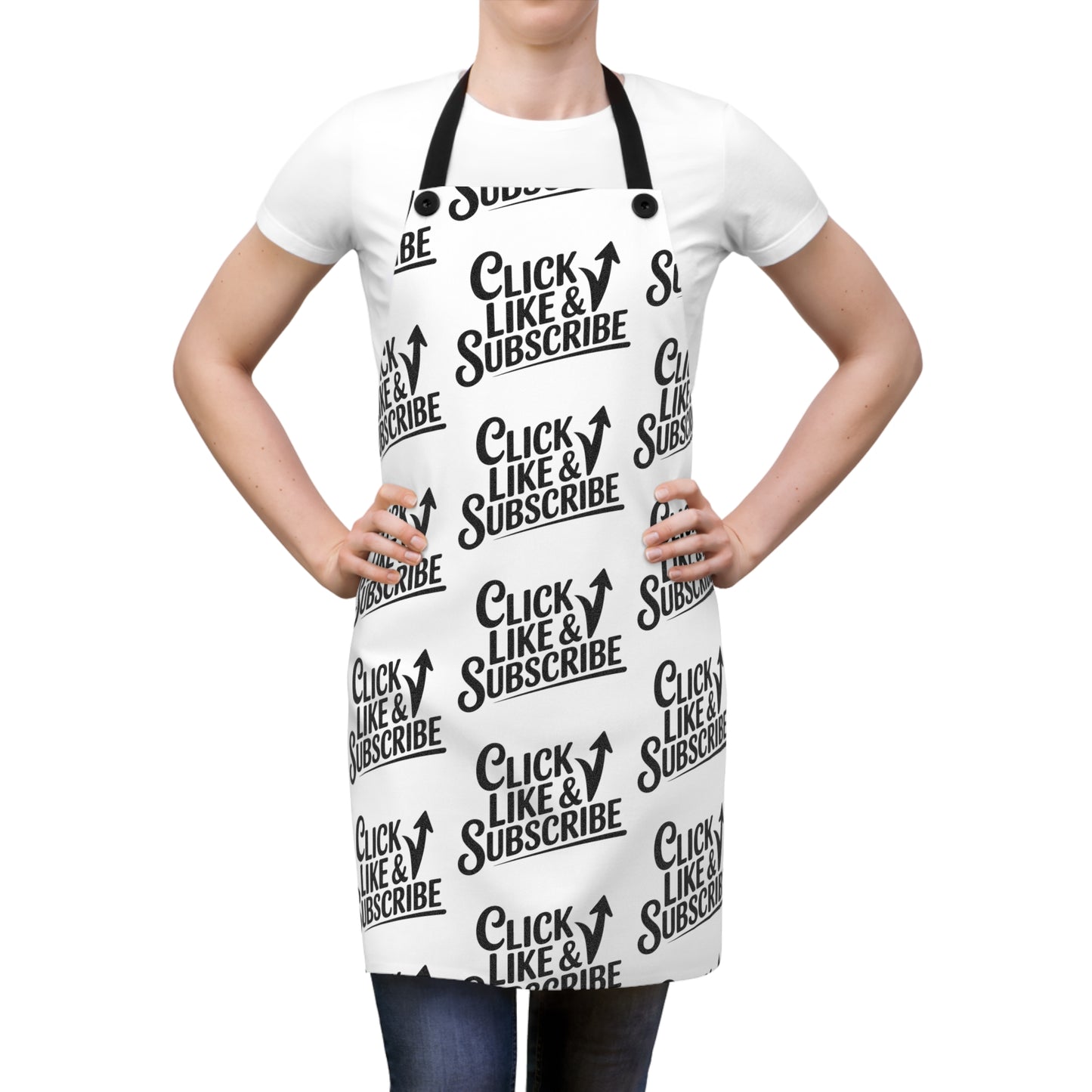 The Click Like and Subscribe apron