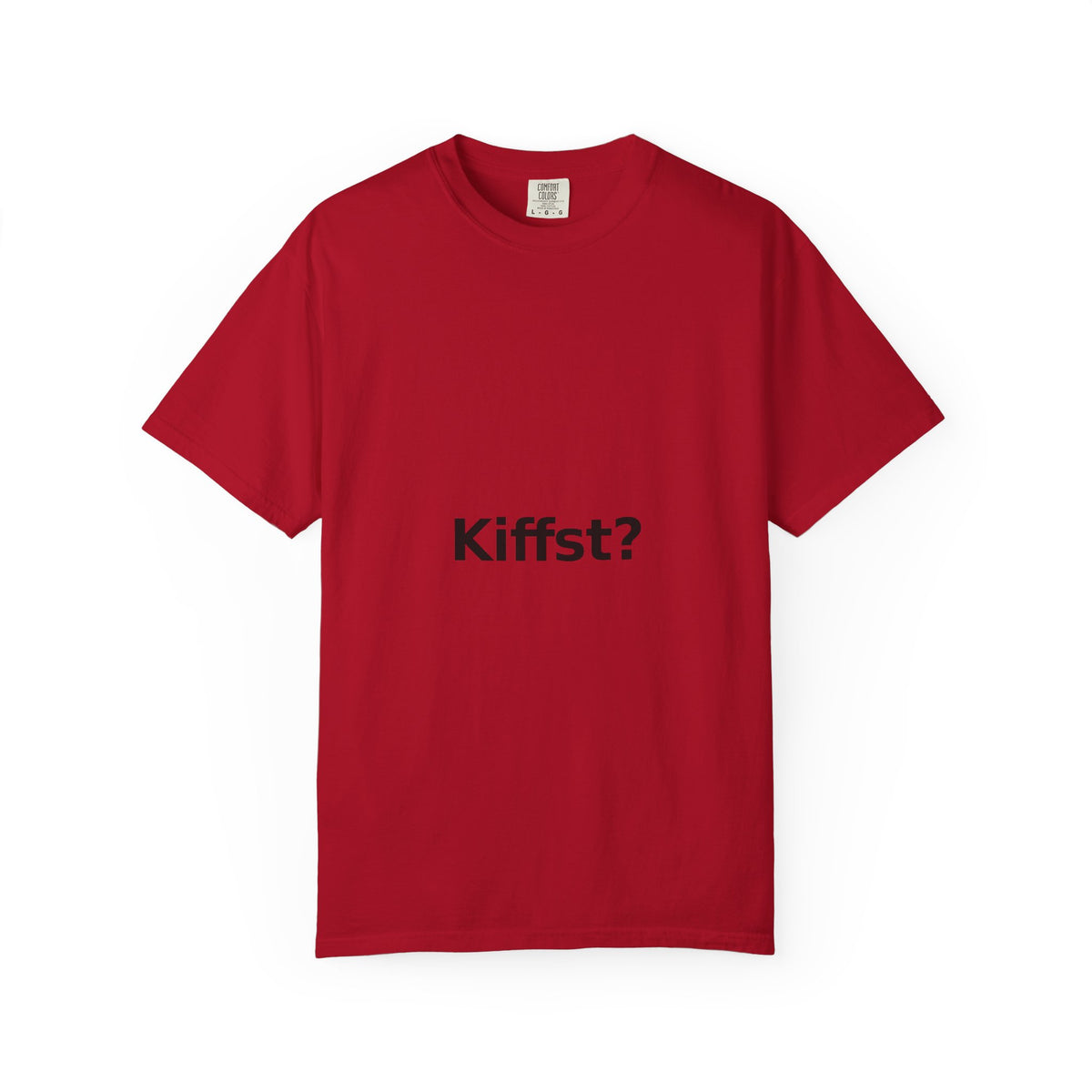 Kiffst Garment-Dyed Tee, Light Center Print