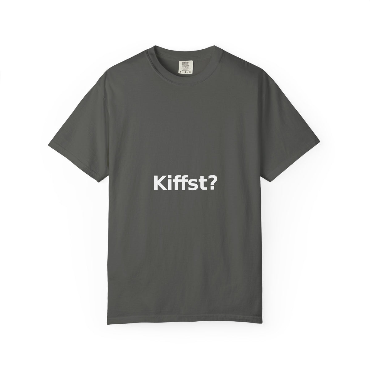 Kiffst Garment-Dyed Tee, Dark Center Print