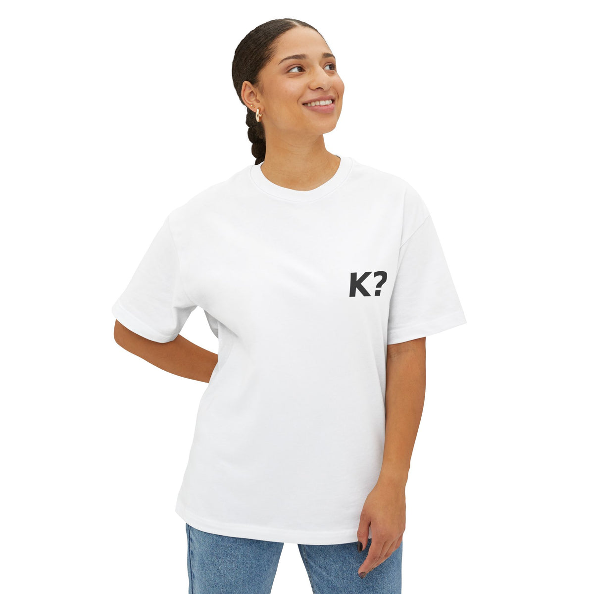 Kiffst Boxy Tee, White