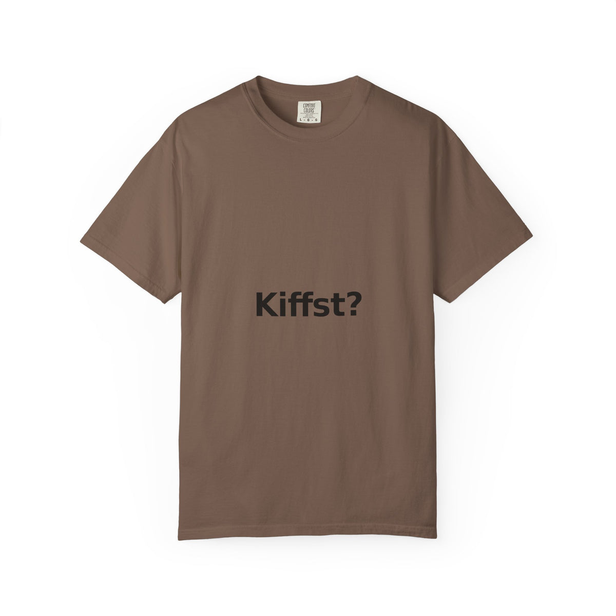 Kiffst Garment-Dyed Tee, Light Center Print