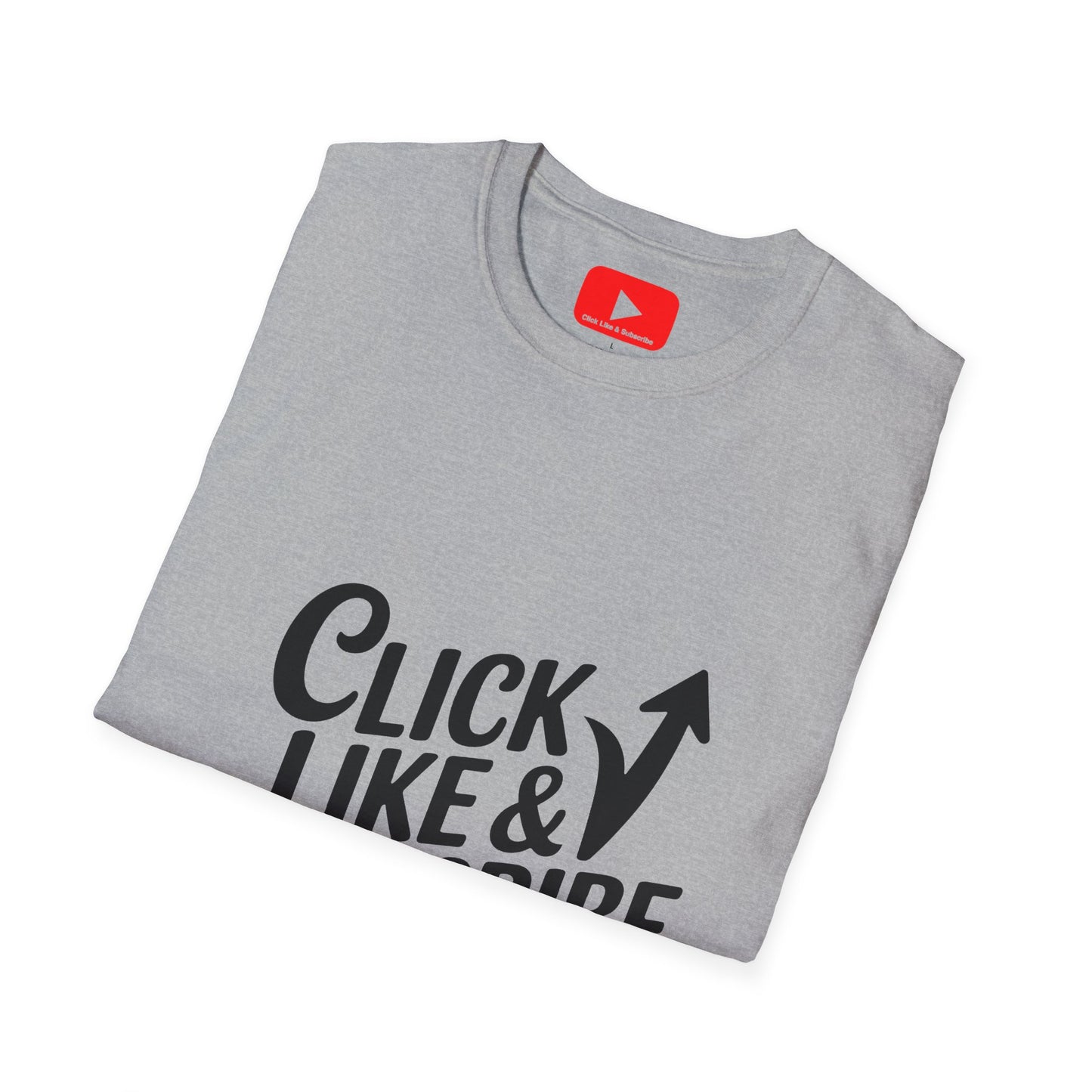 Click Like and Subscribe 8-Bit - Unisex T-Shirt