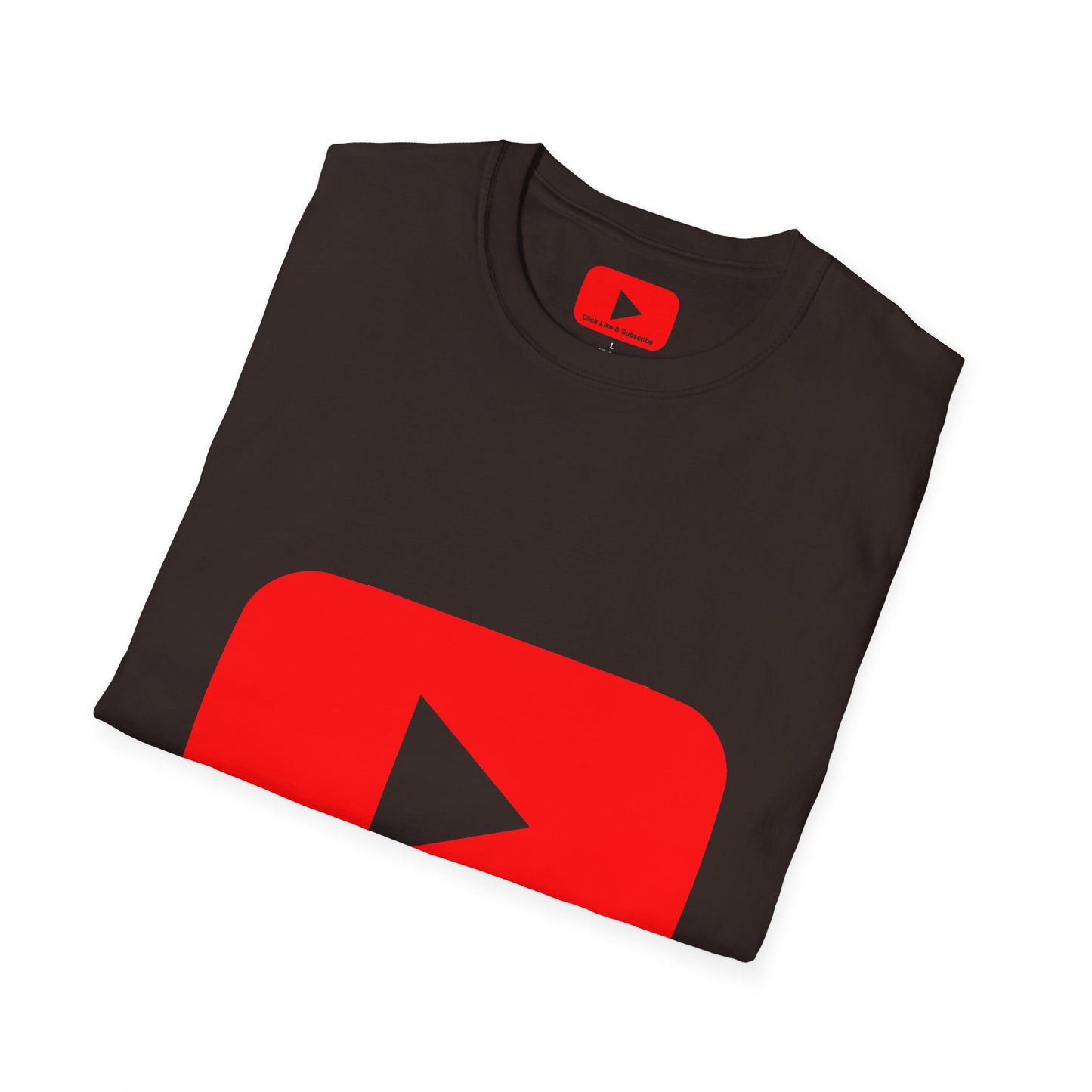 Red Button - Click Like and Subscribe - Unisex T-Shirt