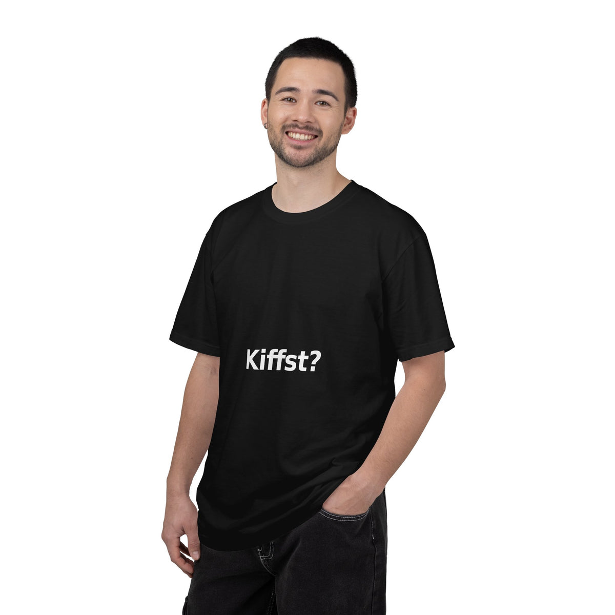 Kiffst Garment-Dyed Tee, Dark Center Print